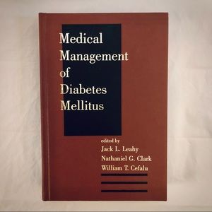 Medical Management of Diabetes Mellitus Nonfiction HealthWellness Hardcover Book